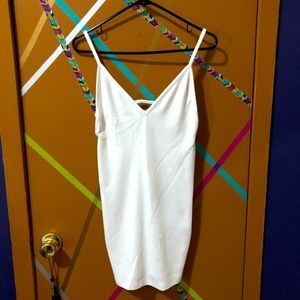 Sexy little white dress-NWOT!